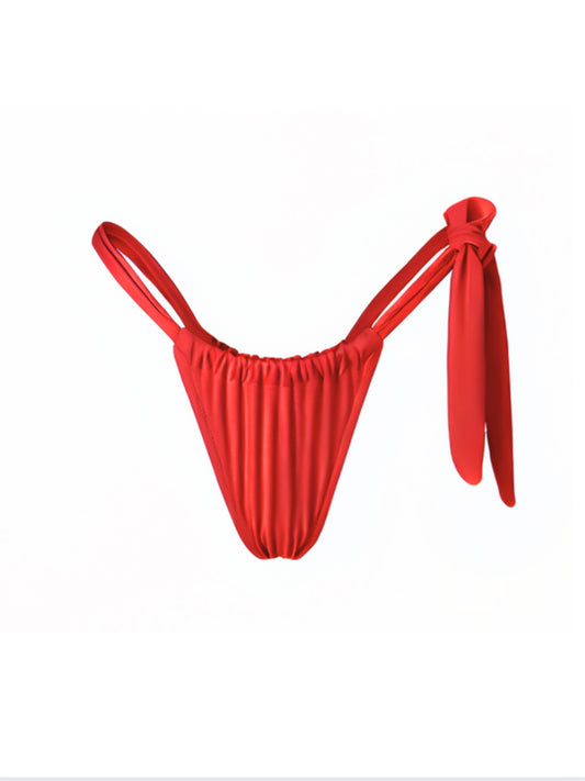 PREORDER: TIE SIDE CARTER BOTTOMS - RED