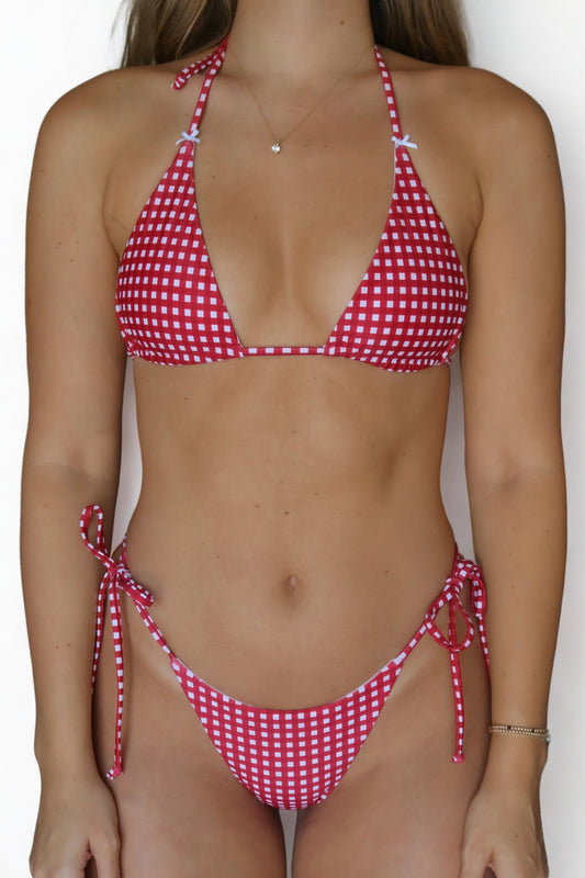 RED GINGHAM TOP